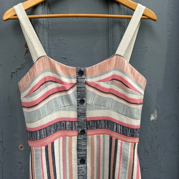 Anthropologie Hutch Striped Cotton blend dress, size 8 - Picture 4 of 8